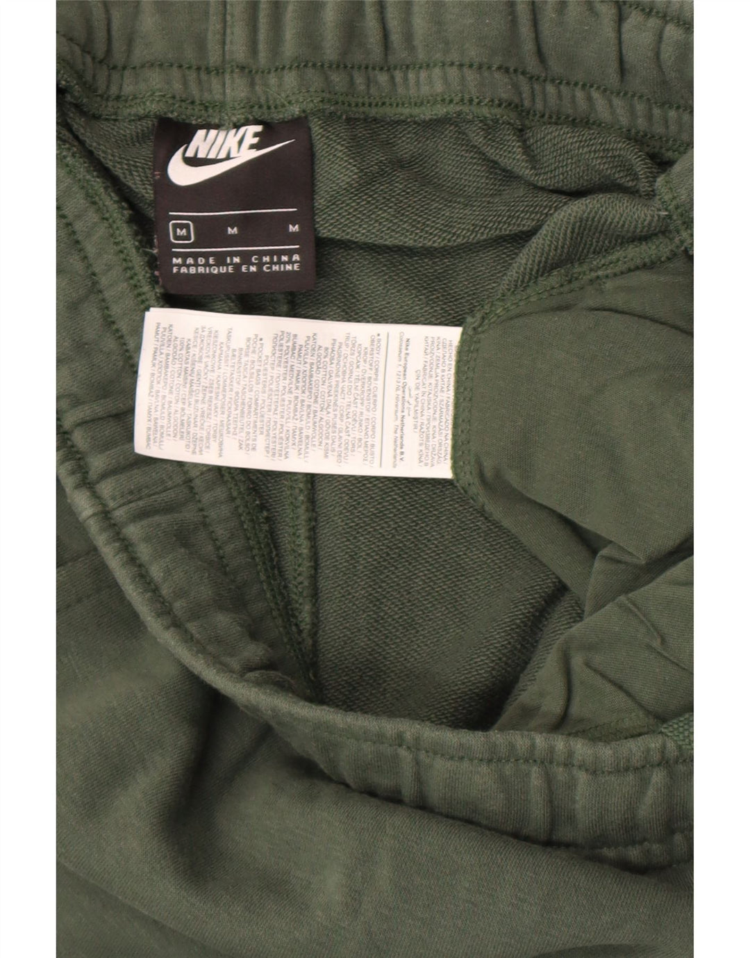 Pantaloni da tuta Nike da uomo Cargo Joggers in cotone verde medio