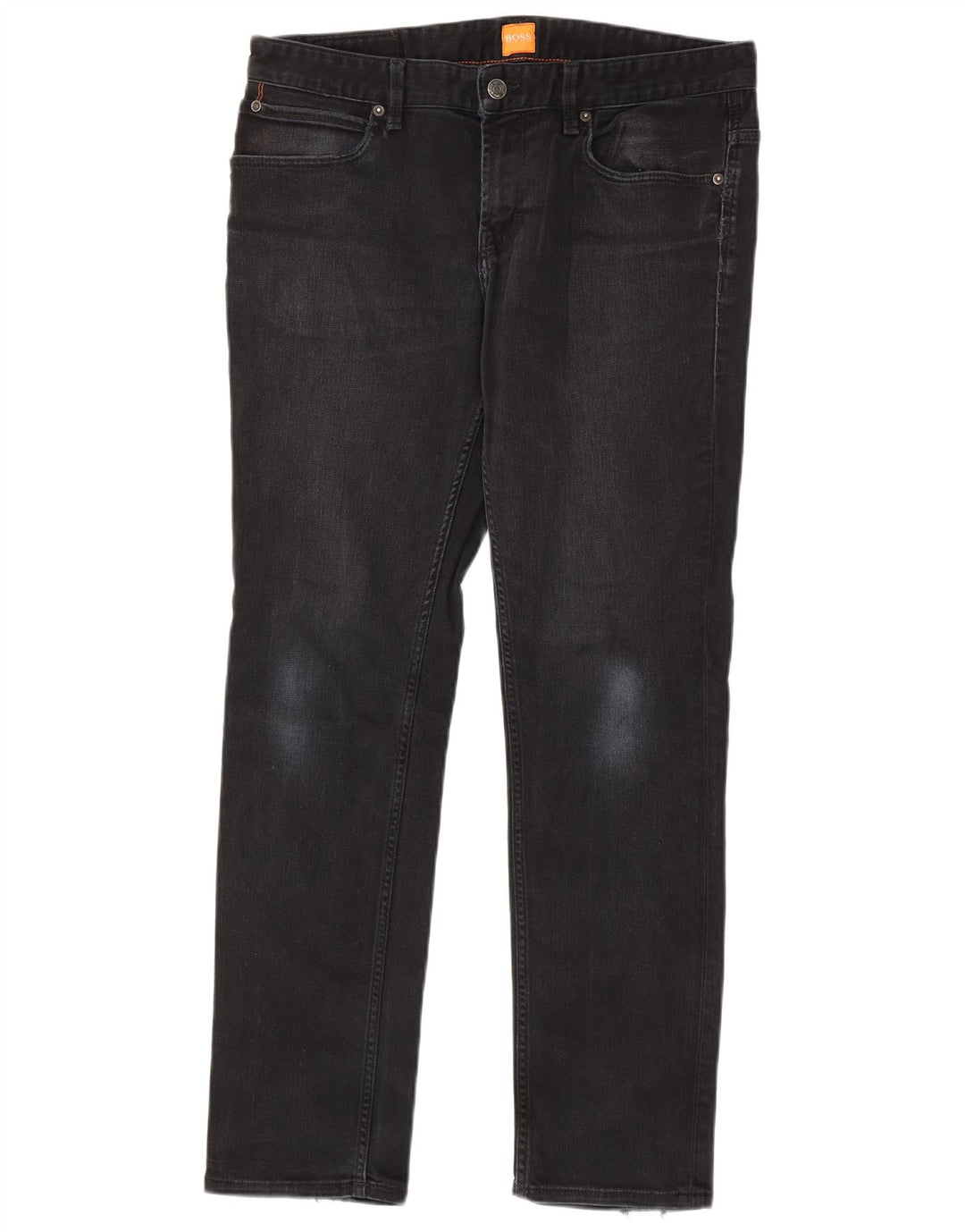 Jeans slim da uomo Hugo Boss W34 L32 cotone nero