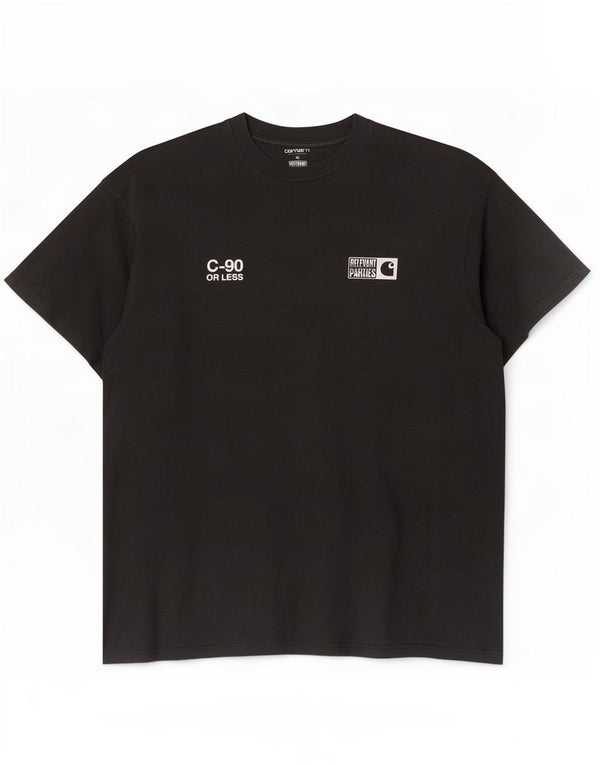 T-shirt grafica da uomo Carhartt Top XL in cotone nero