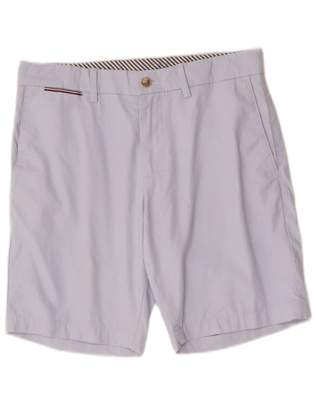 Pantaloncini chino da uomo Tommy Hilfiger W32 cotone blu medio