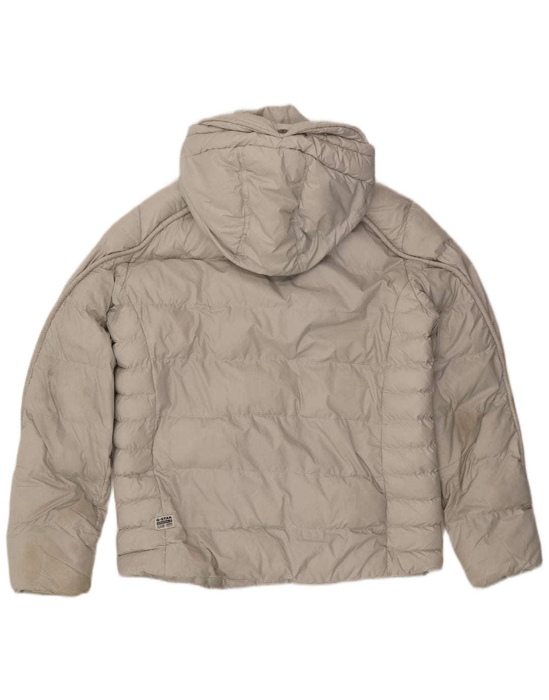 Giacca imbottita con cappuccio da uomo G-STAR UK 40 grande poliestere grigio