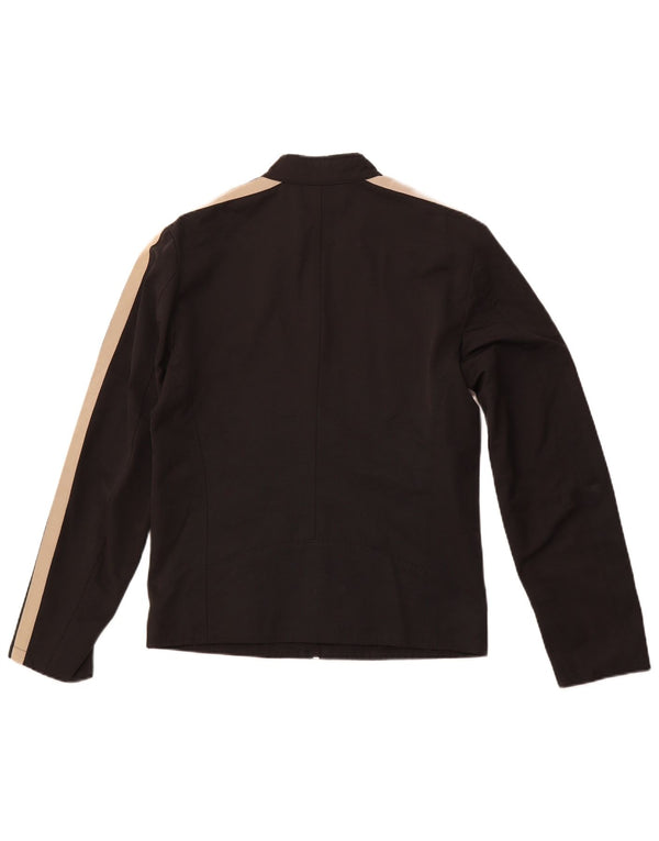 Giubbotto bomber da uomo ZARA UK 38 cotone a righe nere medie