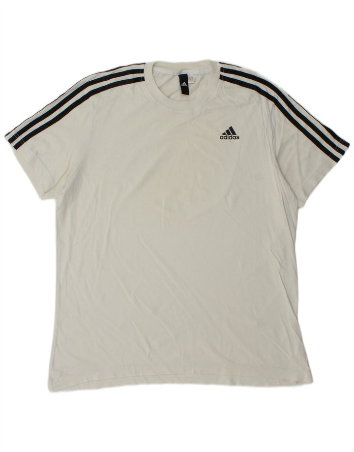 Maglietta ADIDAS da uomo bianca media