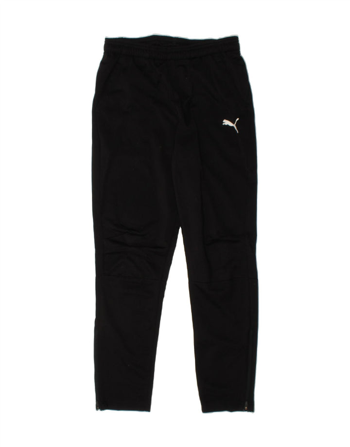 PUMA Boys Tracksuit Trousers 11-12 Years  Black Polyester Vintage Puma and Second-Hand Puma from Messina Hembry 
