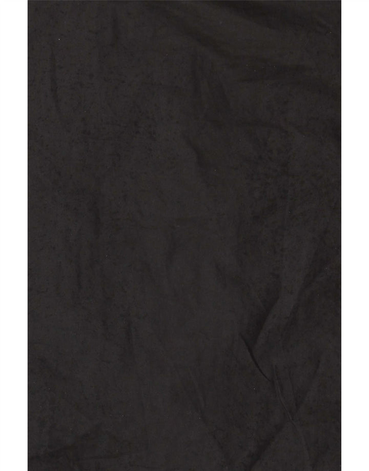 Giubbotto bomber con cappuccio da uomo Adidas UK 40 Large nero in poliestere color block