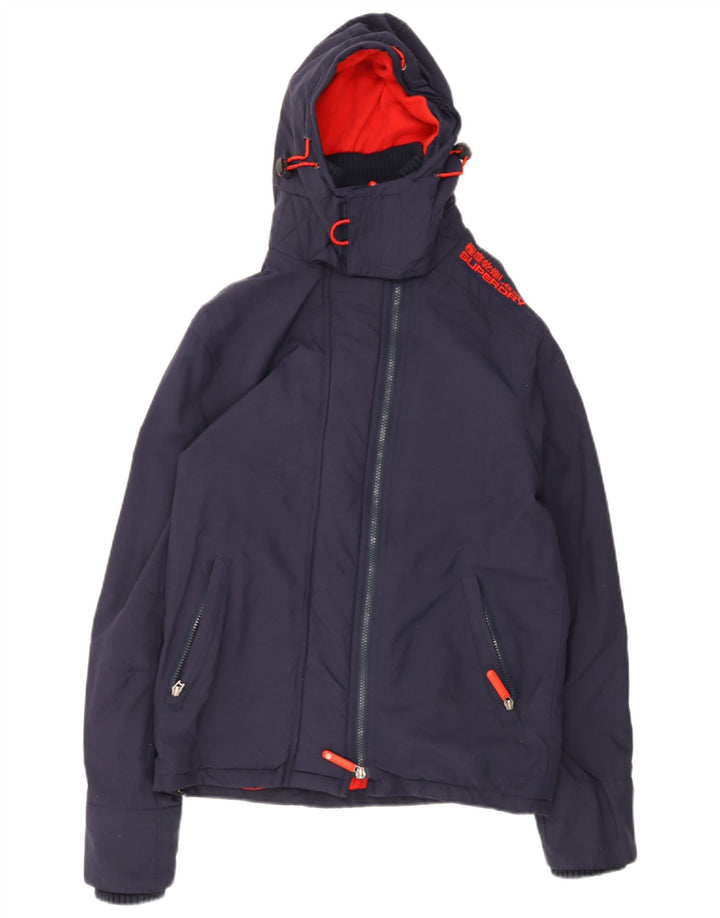 Giacca a vento grafica da uomo Superdry UK 36 Small Blu Navy