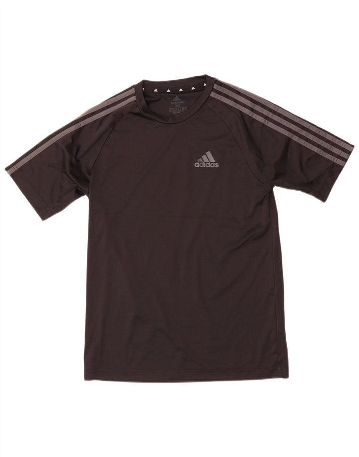T-shirt Adidas Aeroready da uomo Top XS poliestere nero