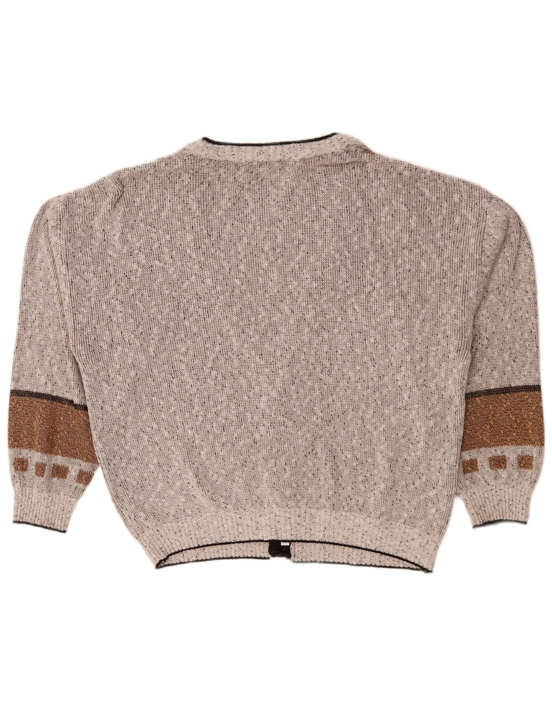Maglione cardigan da uomo Maria Jose XL grigio color block