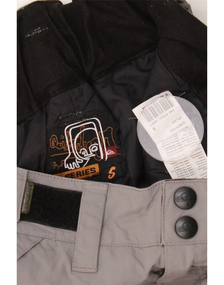Pantaloni da sci da uomo Quiksilver Small Grigi in poliammide