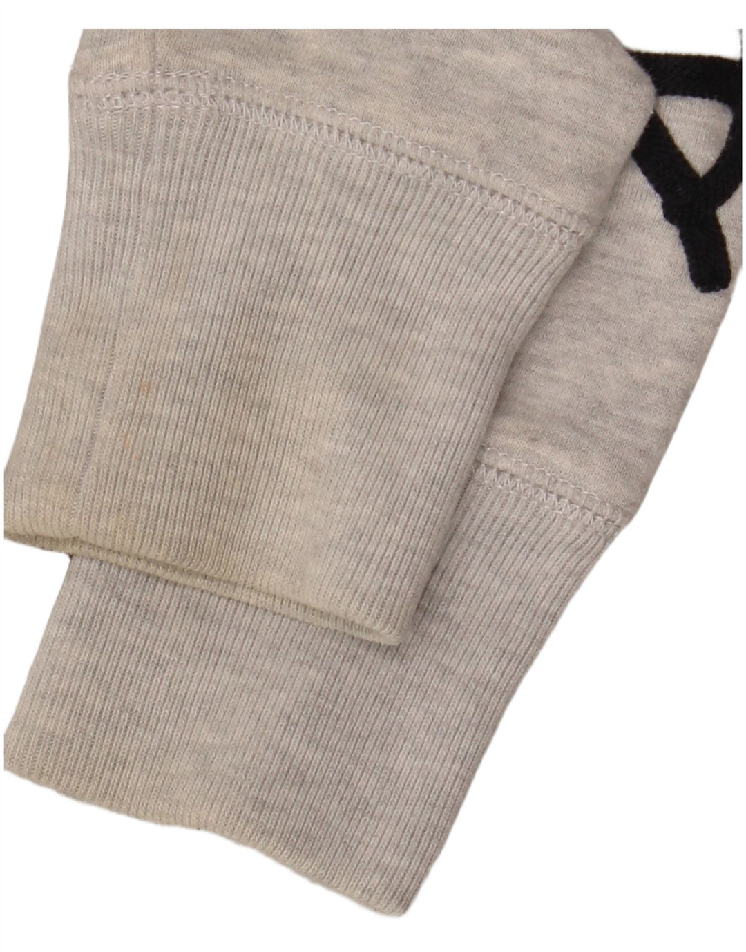 Maglione con cappuccio e zip grafica da uomo SUPERDRY in cotone chiazzato grigio piccolo