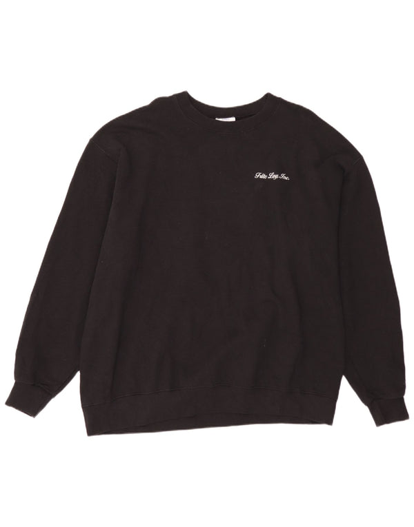 Felpa da uomo Champion Jumper 2XL cotone nero