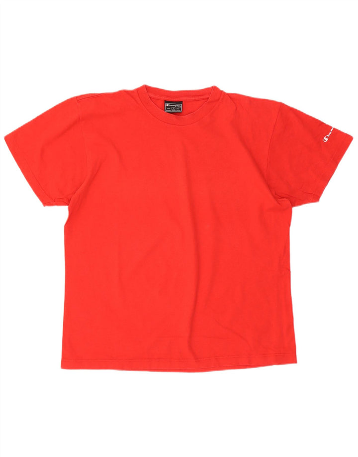 CHAMPION T-shirt da uomo Top grande in cotone rosso