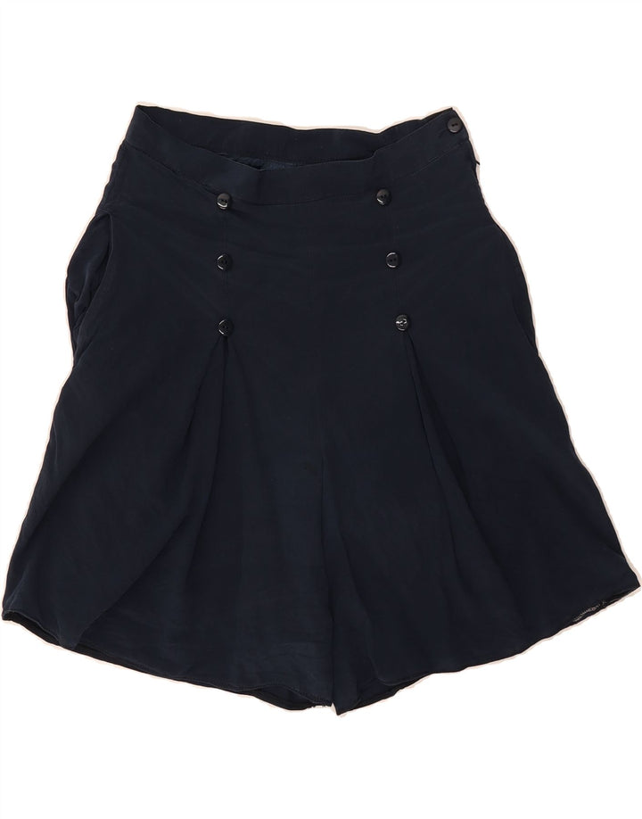 VINTAGE Womens Casual Shorts W26 Small  Navy Blue Vintage Vintage and Second-Hand Vintage from Messina Hembry 
