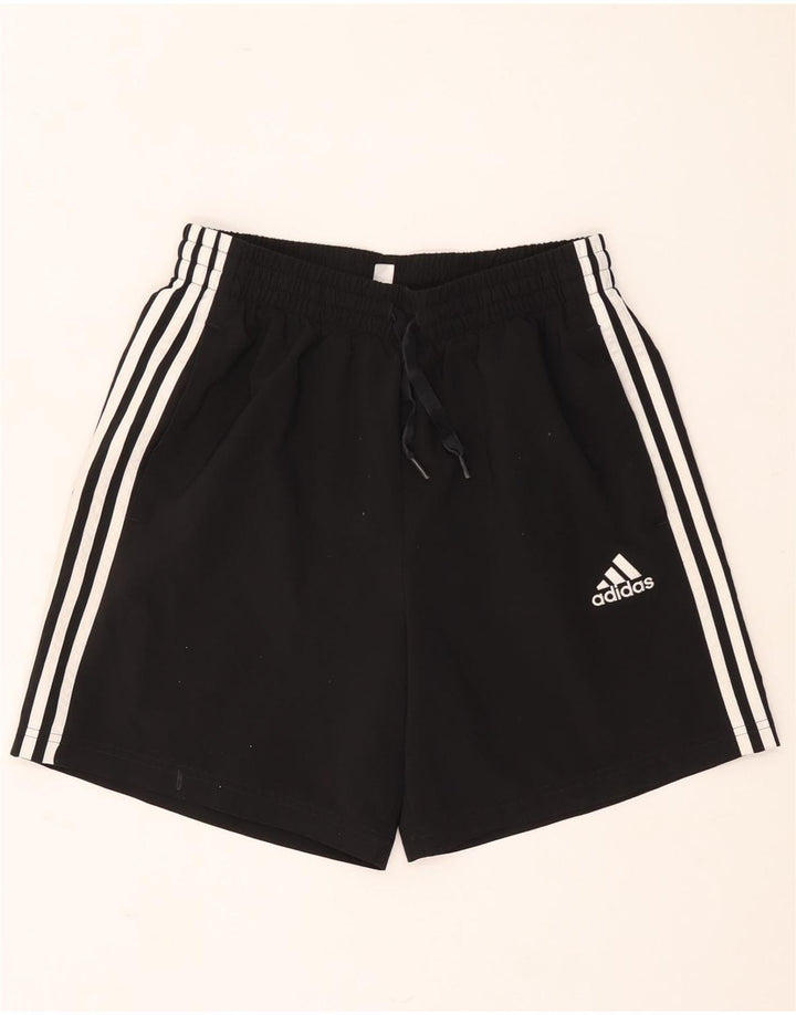 Pantaloncini sportivi Adidas da uomo medi neri