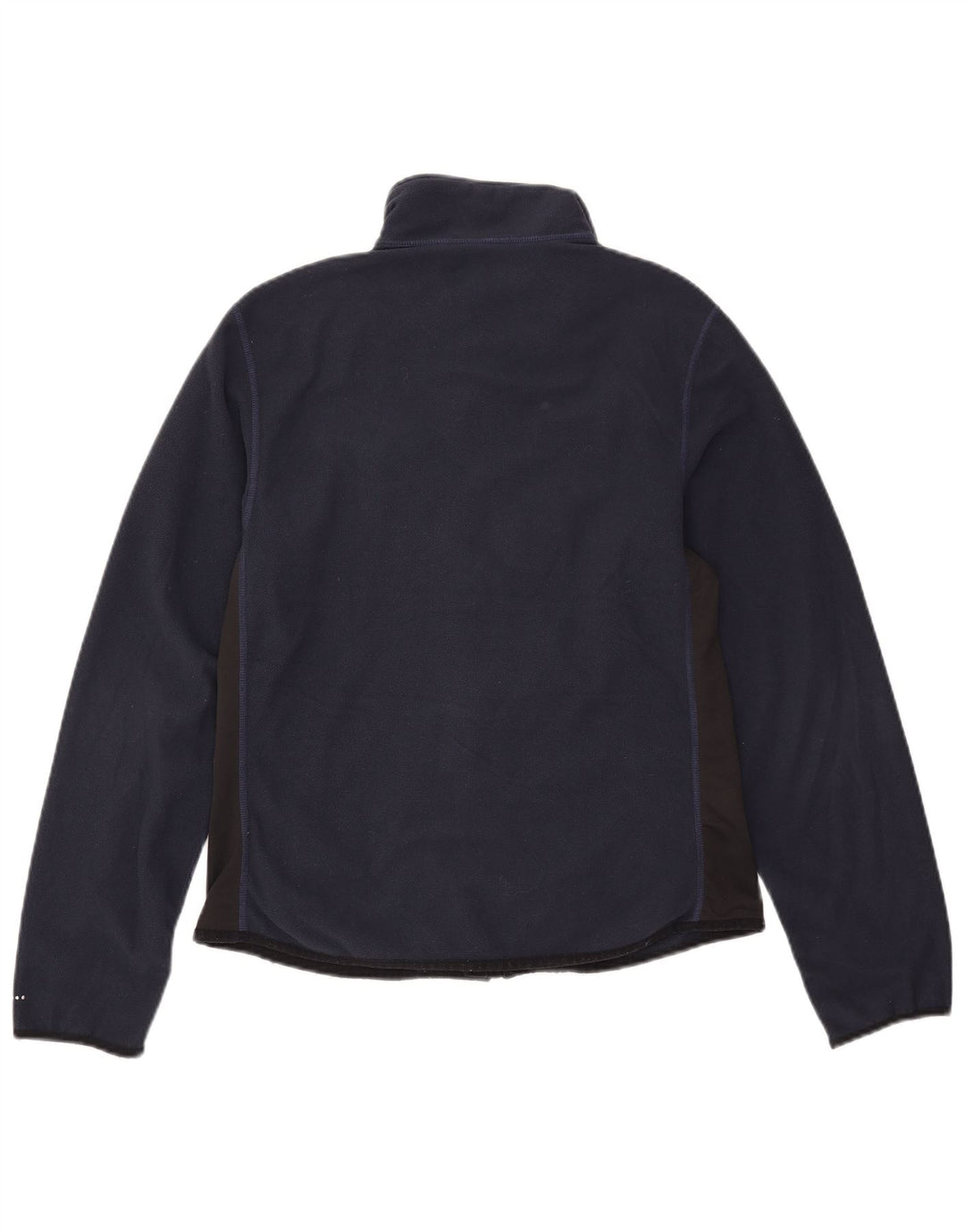 Giacca in pile Nike da donna US 12/14 Large in poliestere color block blu navy