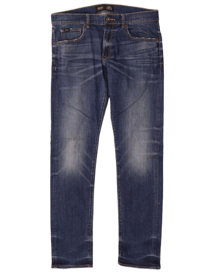 Jeans slim da uomo Rifle W36 L34 cotone blu