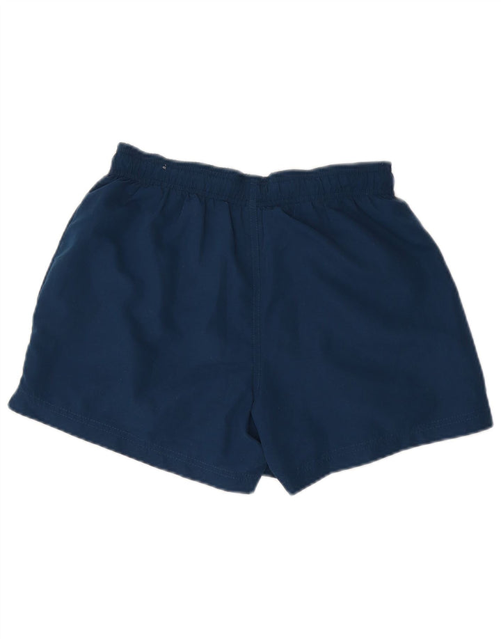 Pantaloncini sportivi da uomo REEBOK piccoli in poliestere blu navy