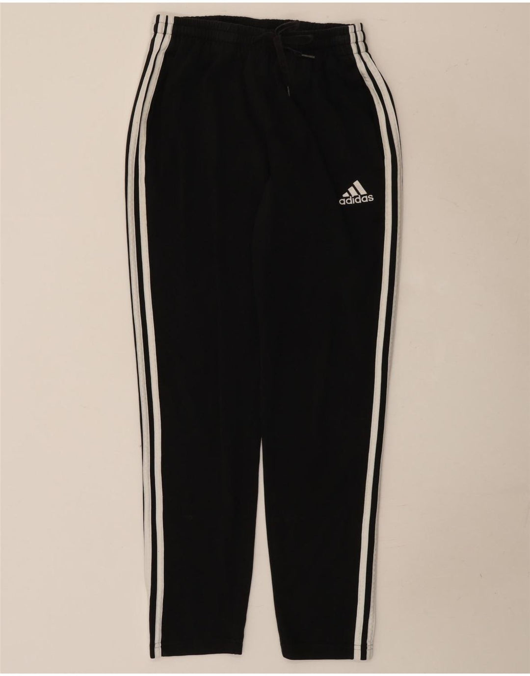 Pantaloni della tuta da donna Adidas UK 14 cotone medio nero