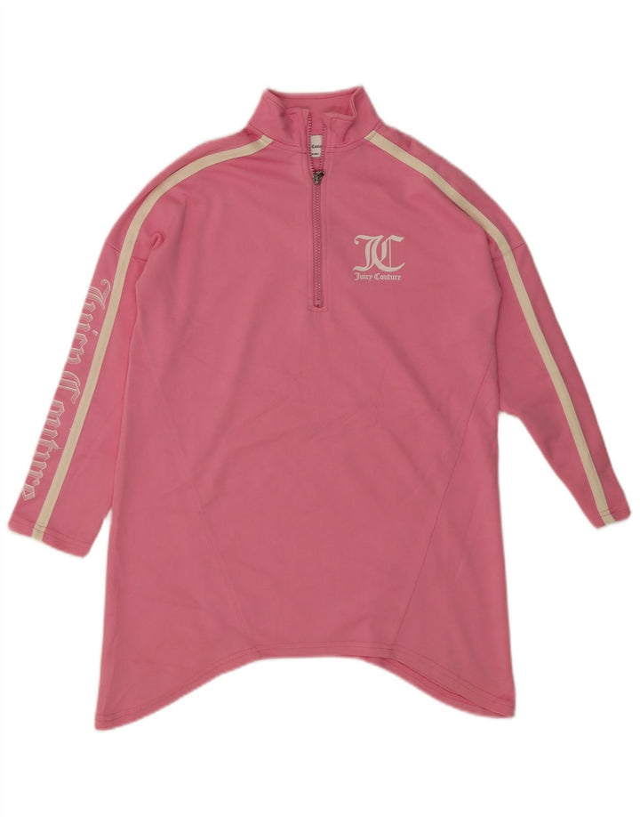 Top da tuta con pullover grafico da donna Juicy Couture UK 14 Rosa medio