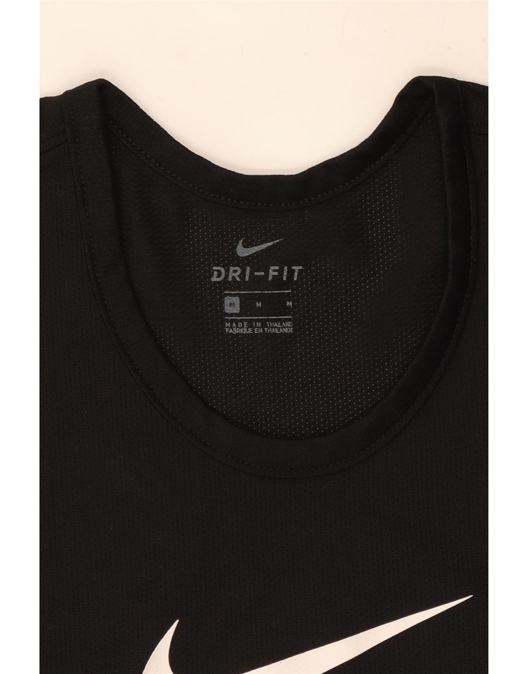Canotta grafica Nike Dri Fit da uomo, poliestere medio nero
