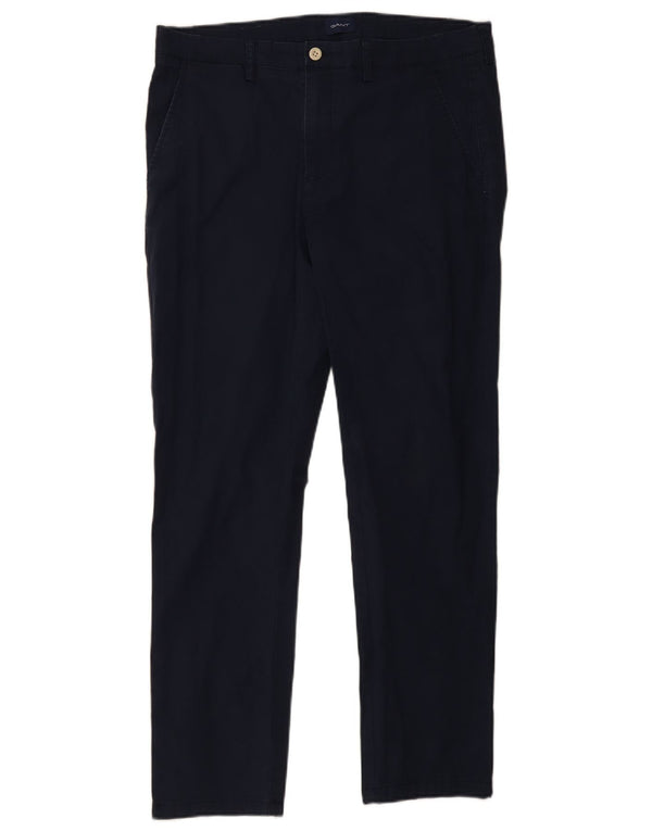 Pantaloni chino slim Hallden da uomo Gant W35 L30 blu navy