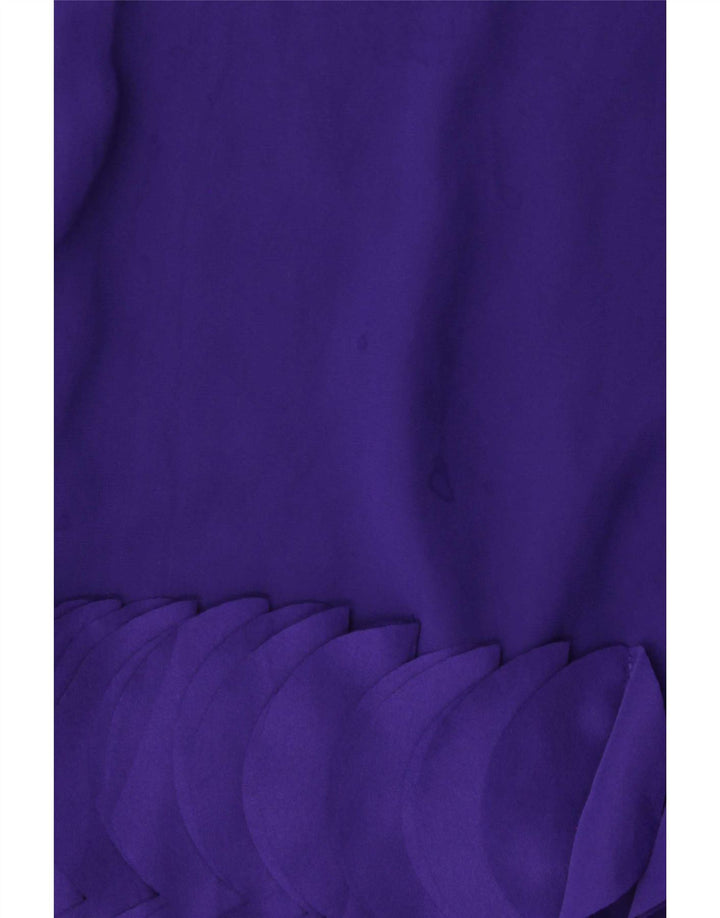 Abito a trapezio regolare senza maniche da donna Principles UK 12 Viola medio