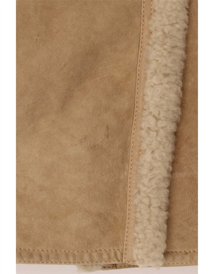 Cappotto Shearling Donna Cristiano Di Thiene IT 44 Beige Medio