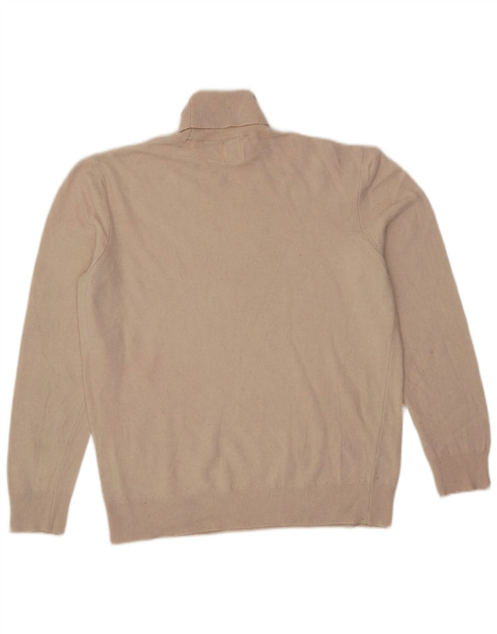 Maglione maglione collo alto da uomo Zara beige medio
