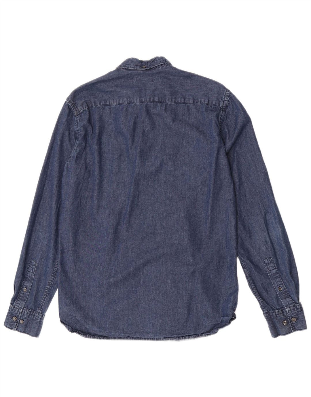 Camicia di jeans da uomo French Connection in cotone blu medio