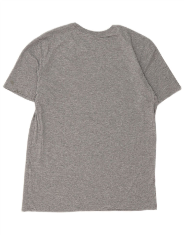 T-shirt Nike da uomo dal taglio atletico, in cotone grigio medio