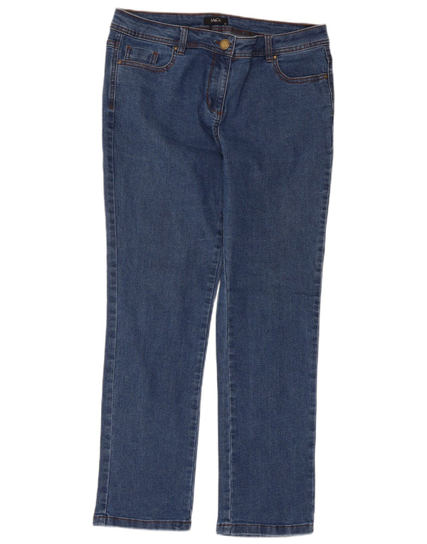 Jeans slim da donna M&Co UK 12 medio W34 L28 cotone blu