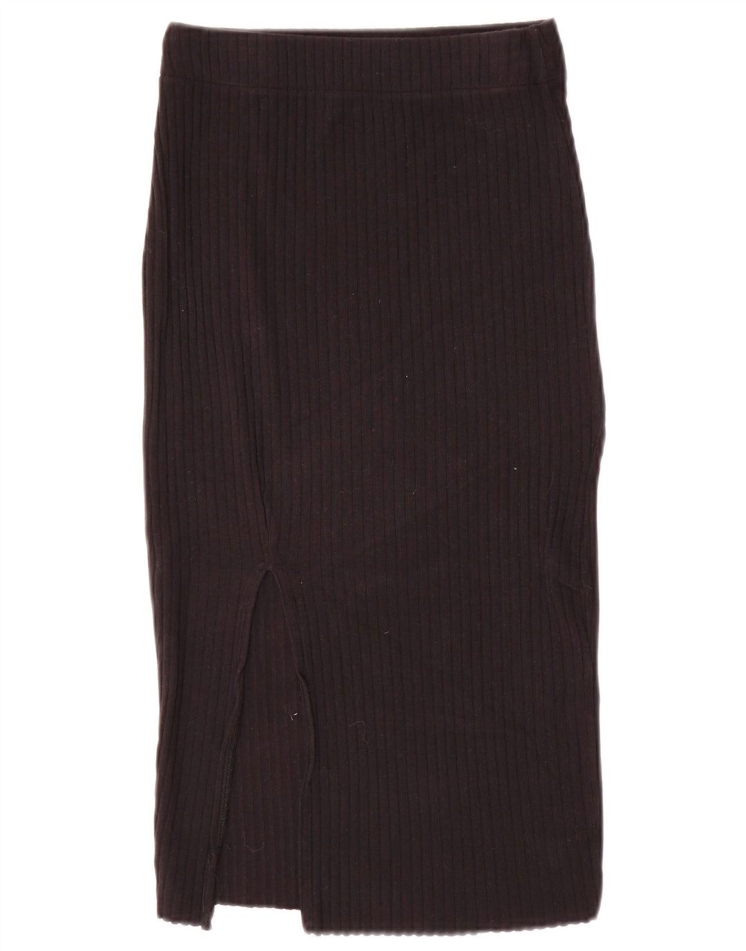 Gonna midi in maglia da donna Zara piccola W26 nera