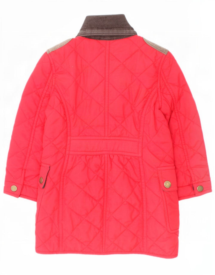 Cappotto trapuntato per ragazze Ralph Lauren 2-3 anni in poliestere color block rosso