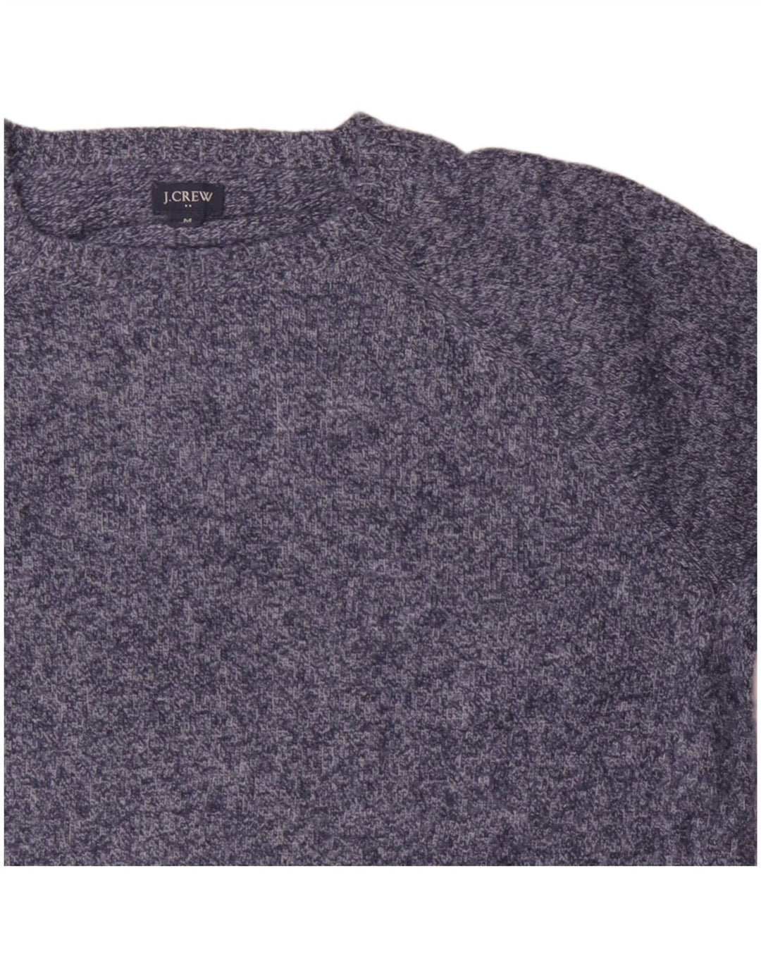 J. CREW Maglione maglione girocollo da uomo blu medio in poliammide
