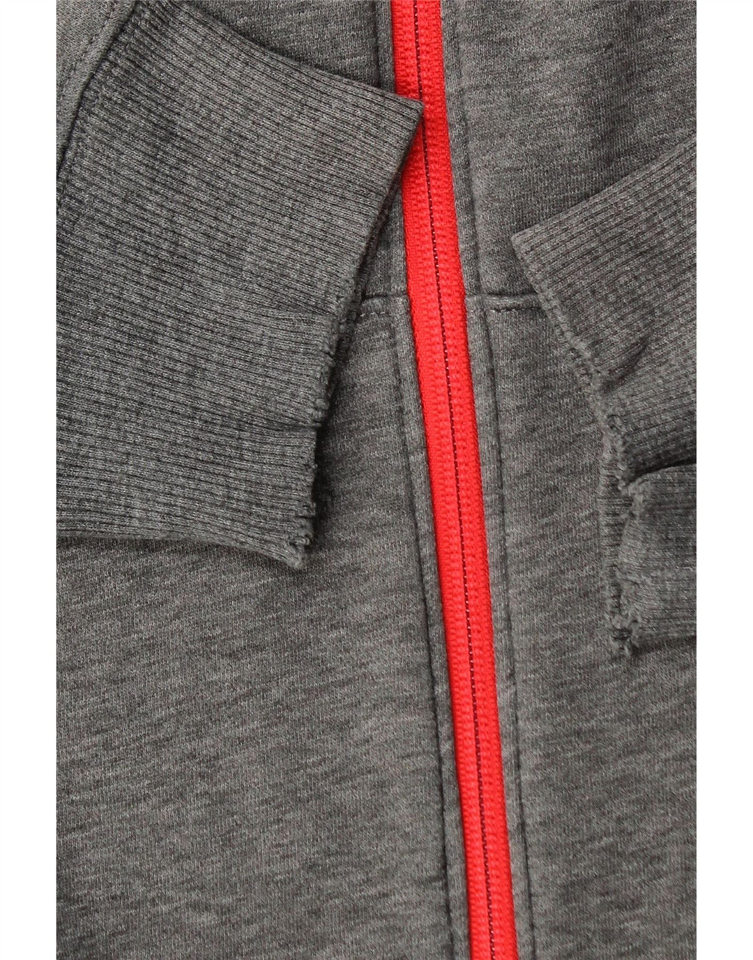 Felpa con cappuccio e zip da uomo UNDER ARMOUR grande grigia