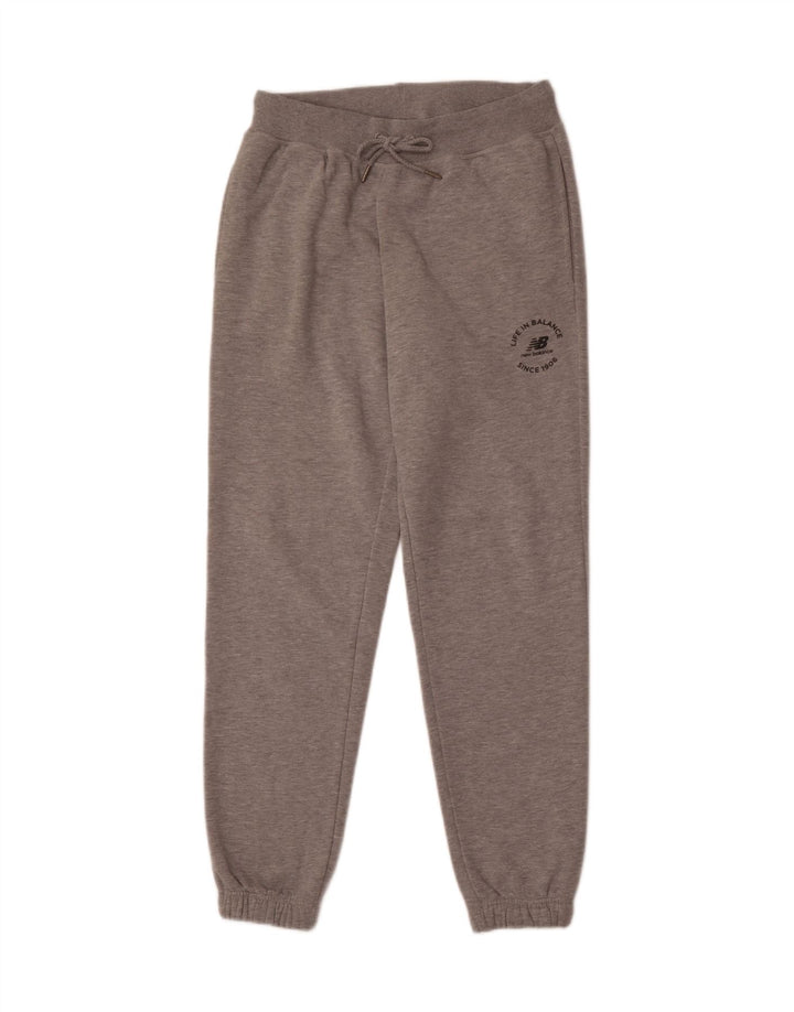 NEW BALANCE Mens Tracksuit Trousers Joggers Medium  Grey Flecked