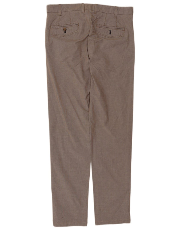 Pantaloni chino dritti da uomo Massimo Dutti EU 42 Large W32 L32 Beige