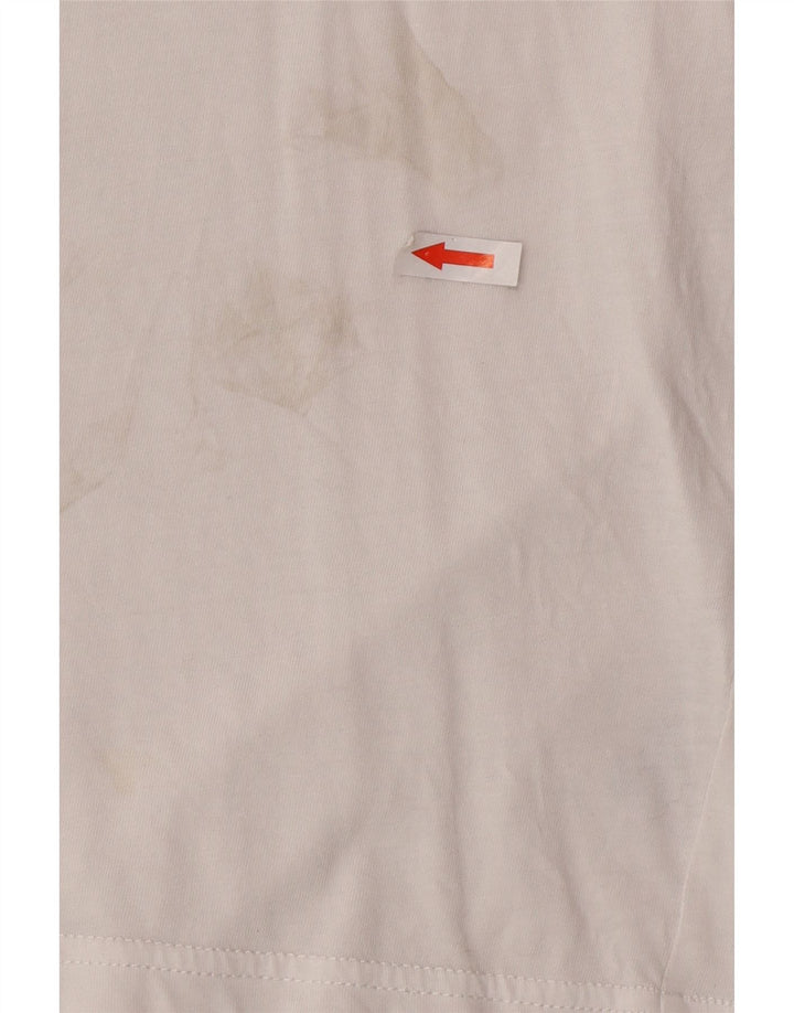 T-shirt grafica da uomo Tommy Hilfiger Top in cotone bianco medio