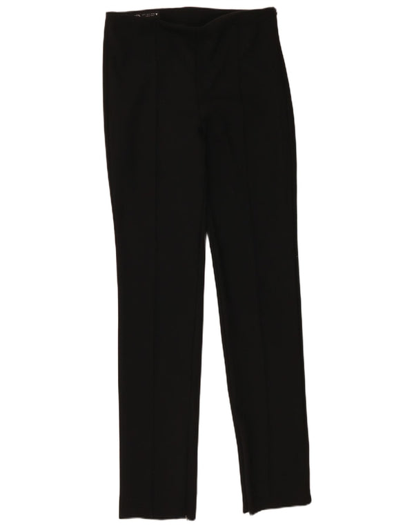 Pantaloni casual slim da donna Zara piccoli W26 L33 neri