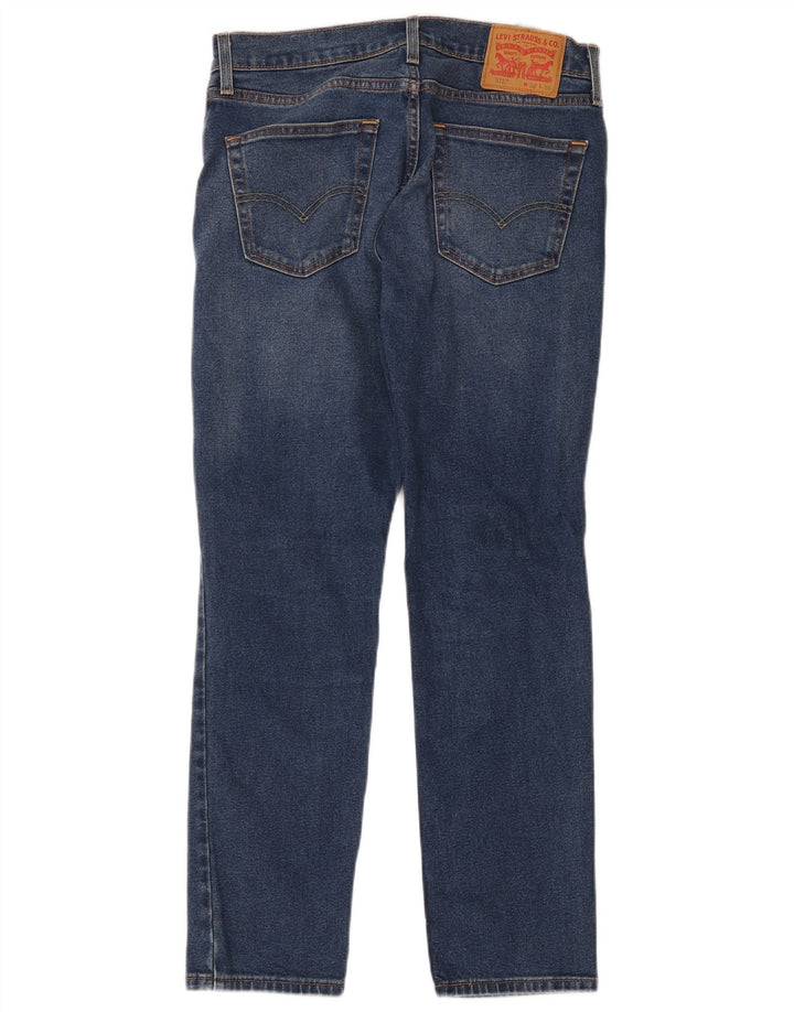 Levi's Uomo 511 Slim Jeans W32 L30 Cotone Blu