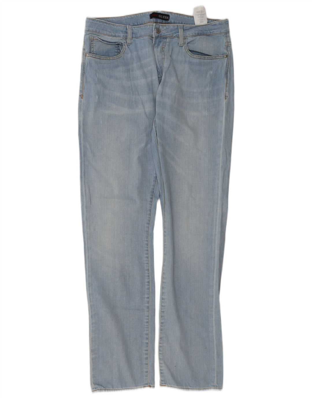 Jeans dritti da uomo Guess W34 L34 cotone blu