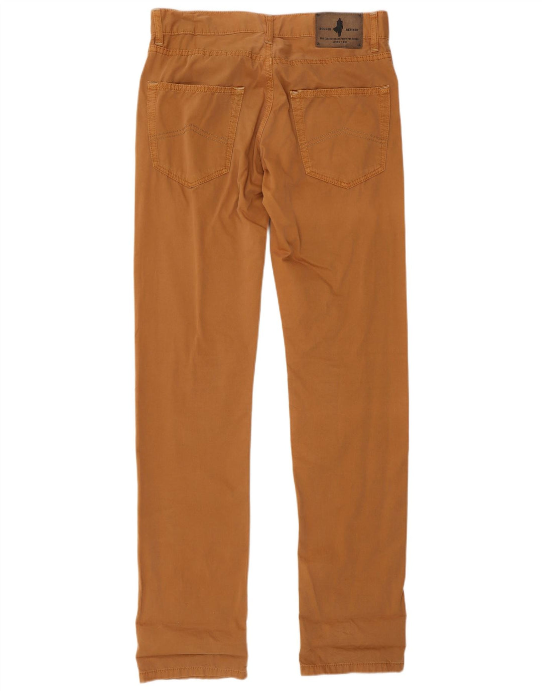 Pantaloni casual dritti regolari da uomo Marlboro Classics W30 L34 Marrone