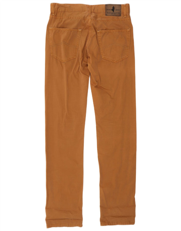 Pantaloni casual dritti regolari da uomo Marlboro Classics W30 L34 Marrone