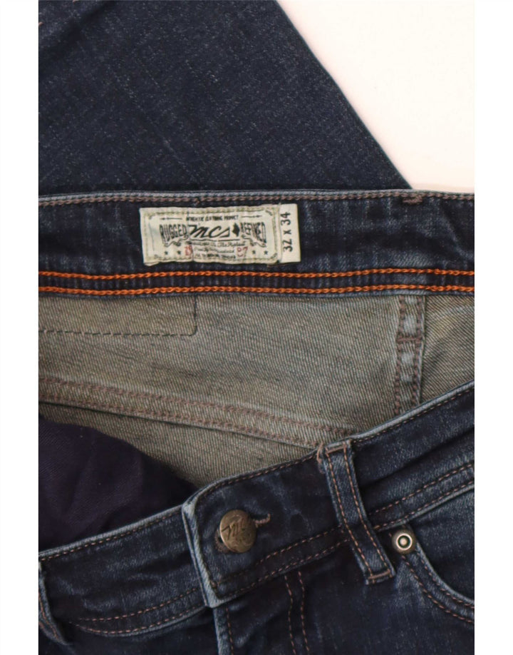 Jeans affusolati regolari da uomo Marlboro Classics W32 L28 Blu navy