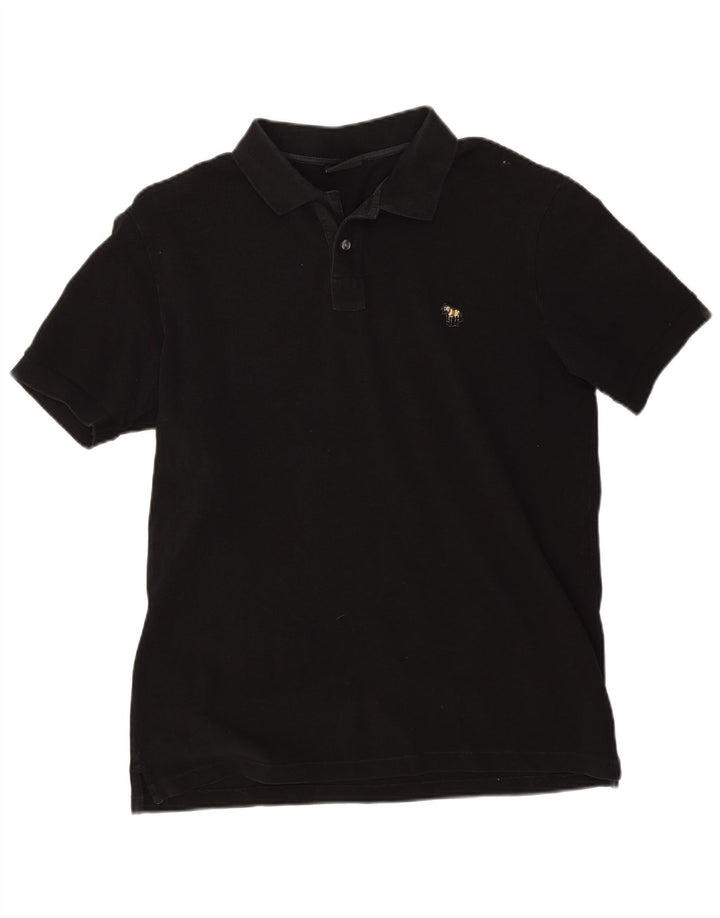 Polo da uomo Paul Smith in cotone nero medio