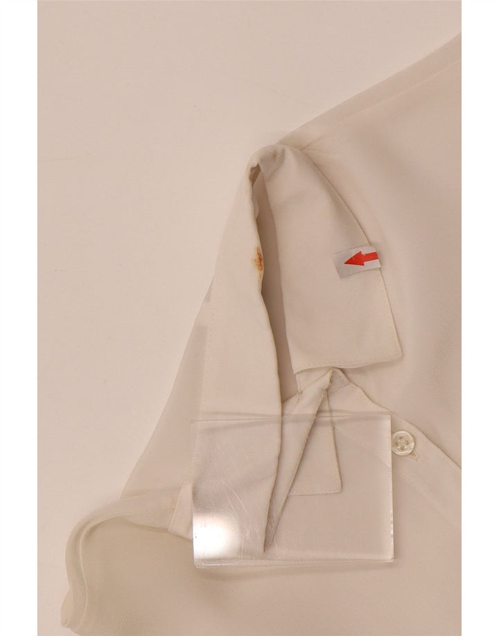Camicia Donna Confezioni Di Lusso IT 42 Acetato Medio Bianco