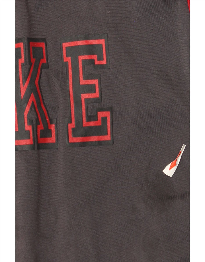 Giacca da ginnastica grafica da ragazzo Nike 10-11 anni Colorblock grigio medio