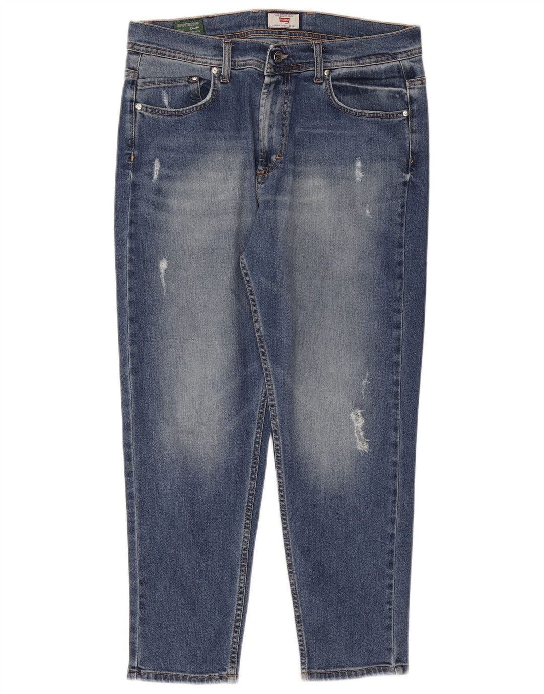 CARRERA Jeans affusolati da uomo invecchiati IT 50 Large W34 L26 Cotone blu