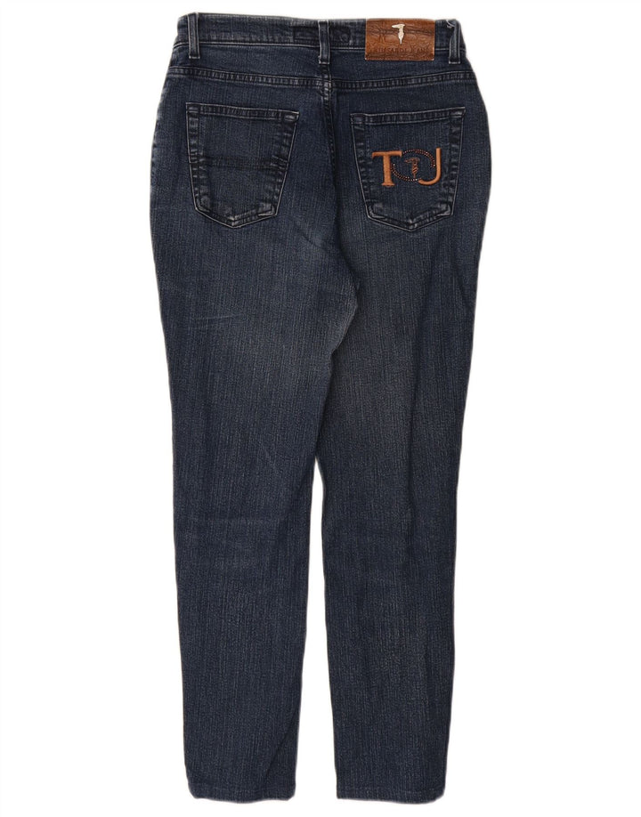 Jeans Slim Donna Trussardi W26 L27 Blu Navy Cotone