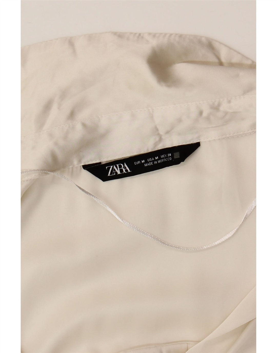 Camicetta oversize da donna Zara UK 14 bianca media